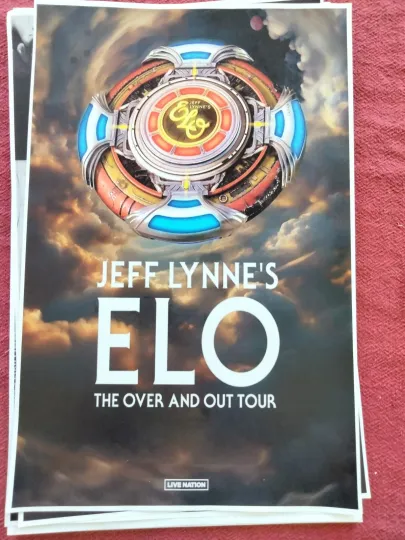 ELO Electric Light Orchestra 11x17 2024 Final Tour Concert Poster