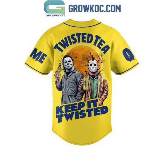 Twisted Tea Keep It Twisted Halloween Personalized Baseball Shirt