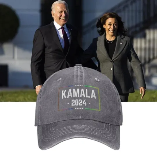 Kamala Harris 2024 Hat (Embroidered Dad Cap)