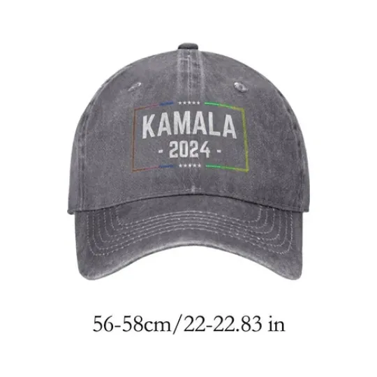 Kamala Harris 2024 Hat (Embroidered Dad Cap)