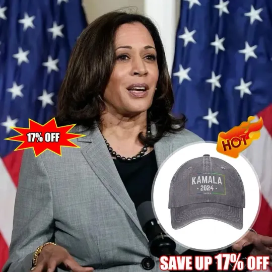 Kamala Harris for President Hat (Embroidered Baseball Cap) 2024 Election Hat