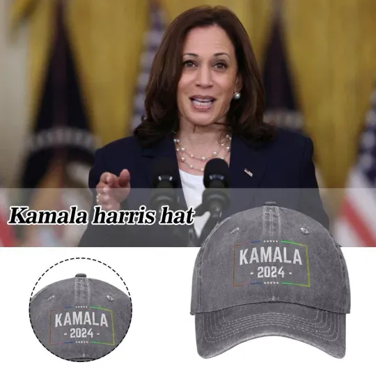Kamala Harris for President Hat (Embroidered Baseball Cap) 2024 Election Hat