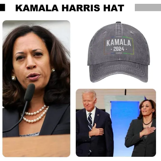 Kamala Harris for President Hat (Embroidered Baseball Cap) 2024 Election Hat