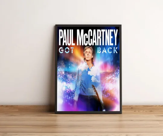 P mccartney Got Back Tour 2024 Poster, Gift Poster