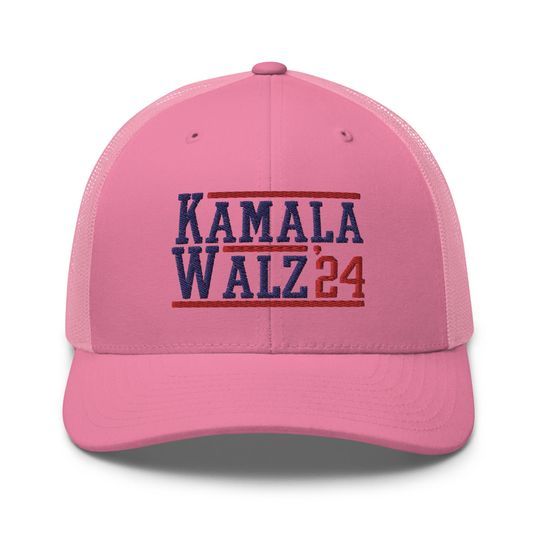 Kamala Harris Tim Walz 24 2024 Retro Hat