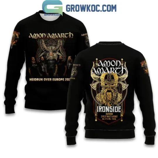 Amon Amarth Heidrum Over Europe 2024 T-Shirt