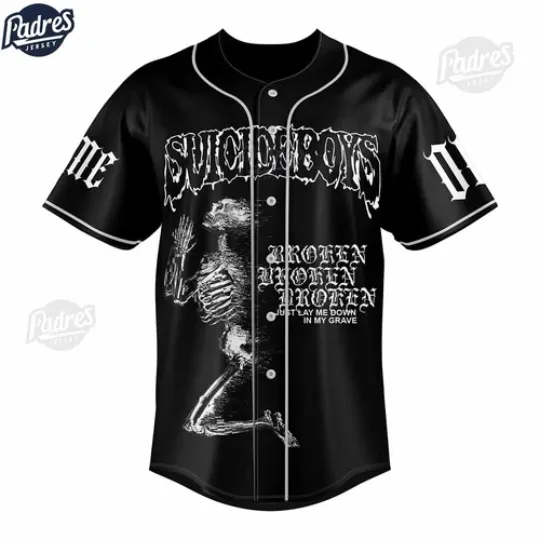 Suicideboys Carrollton Custom Black Baseball Jersey Online