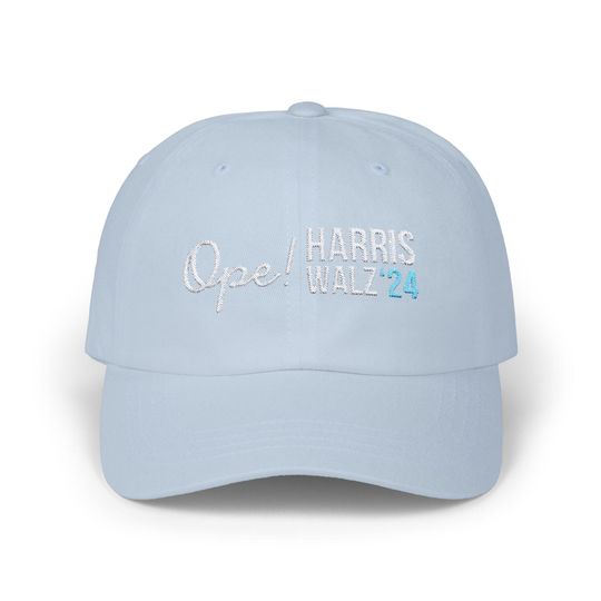 Midwest Ope Harris Walz Embroidered Dad Hat, Kamala Harris Classic Dad Cap