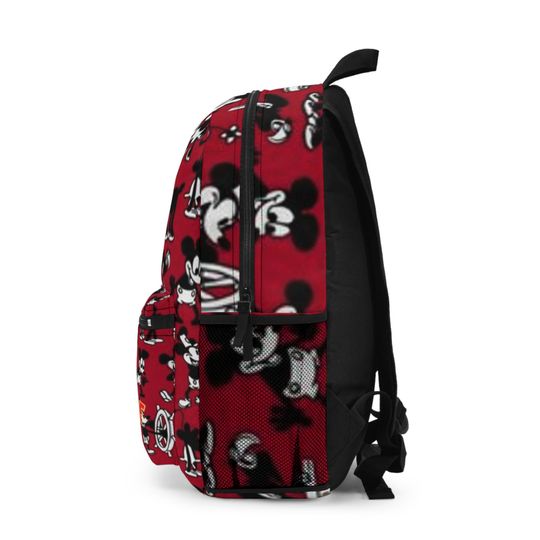 mickey mouse Backpack red