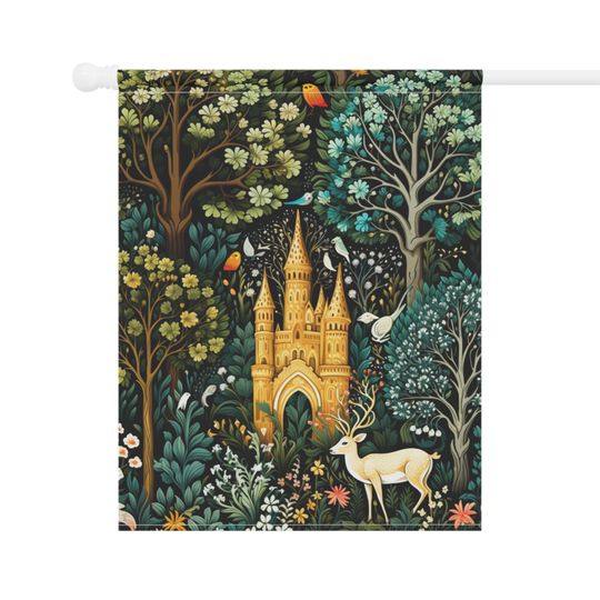 Nature Flag, House cottagecore flag, Enchanted forest, forestcore