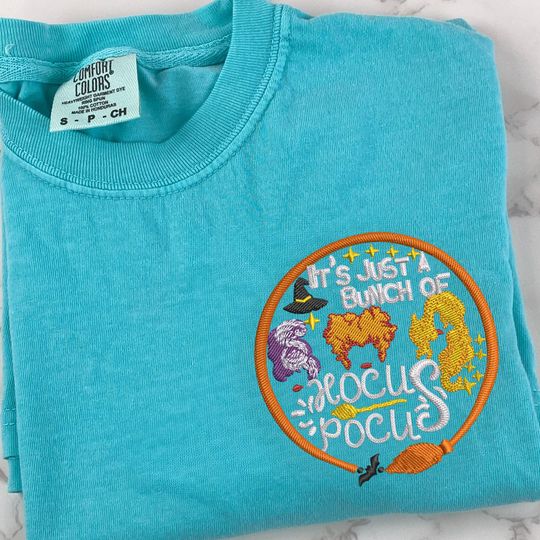 Halloween Hocus Pocus Sanderson Sisters Embroidered Sweatshirt