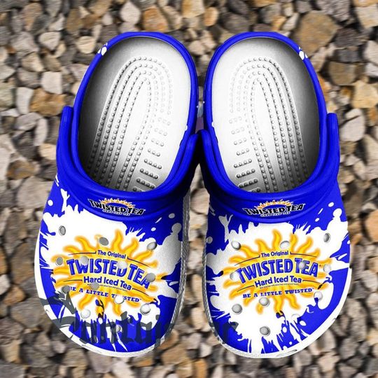 Twisted Tea Clogs, Twisted Tea Hard Iced Tea Clogs, Twisted Tea Gifts, Summer Shoes, Clogs For Men, Women Clogs, Halloween Gift