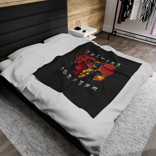 Deadpool and Wolverine, Besties Forever,    Super Soft    Plush Blanket