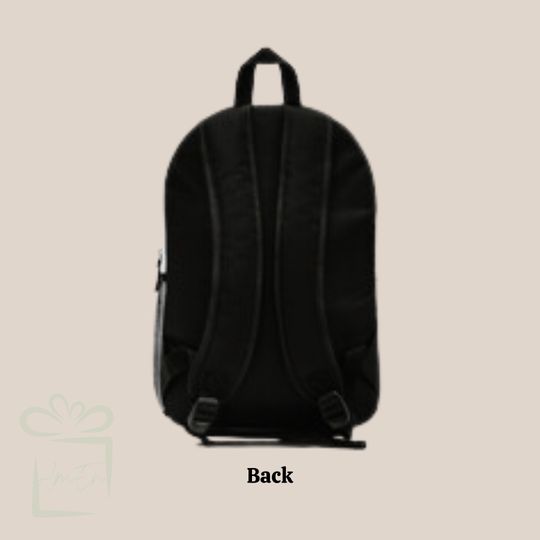 Leopard Print Backpack with Custom Name