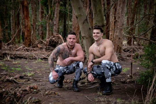 BLACK CAMO Festival Leggings