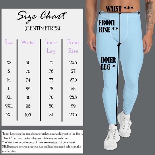 Mens Leggings Patterned Green 80s Memphis Harajuku | Festival Meggings