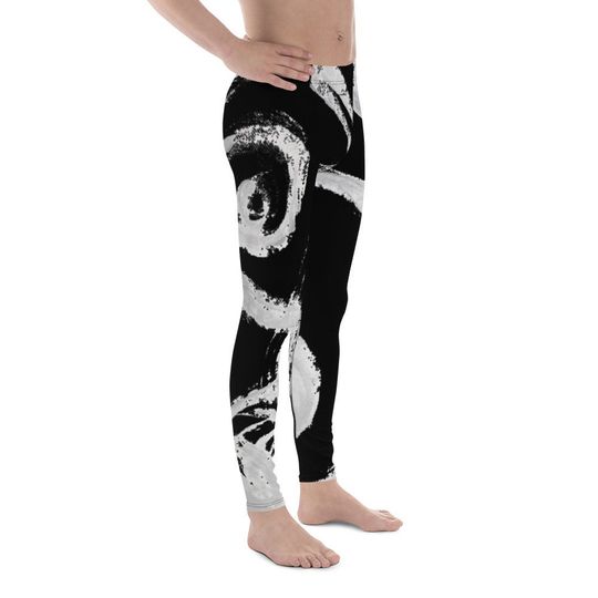 Men's Leggings - Men's pants - Premium Active Buttery Soft Workout pants - Athletic