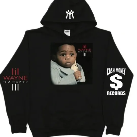 Lil Wayne The Carter Collection Hoodie Pullover, 2024 Hot Music Tour Shirt