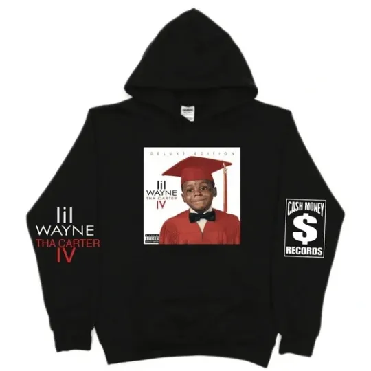 Lil Wayne The Carter Collection Hoodie Pullover, 2024 Hot Music Tour Shirt