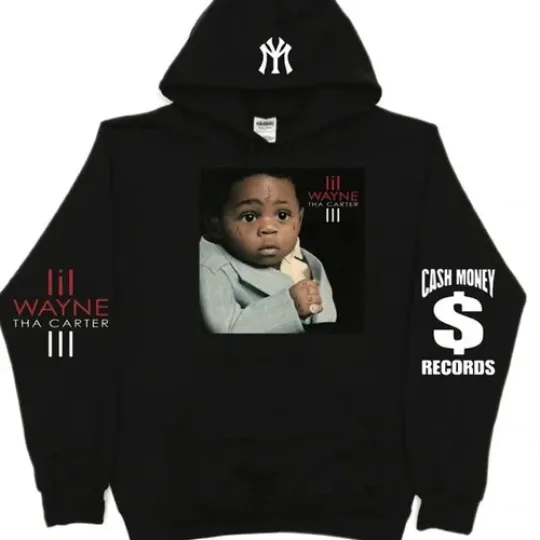 Lil Wayne The Carter Collection Hoodie Pullover, 2024 Hot Music Tour Shirt