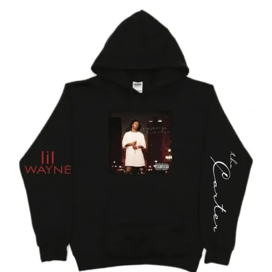 Lil Wayne The Carter Collection Hoodie Pullover, 2024 Hot Music Tour Shirt