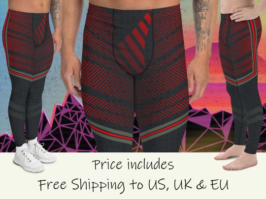 Jiu Jitsu Spats Men - Tights, Leggings, Compression Pants Men UV Blocking Running Tights