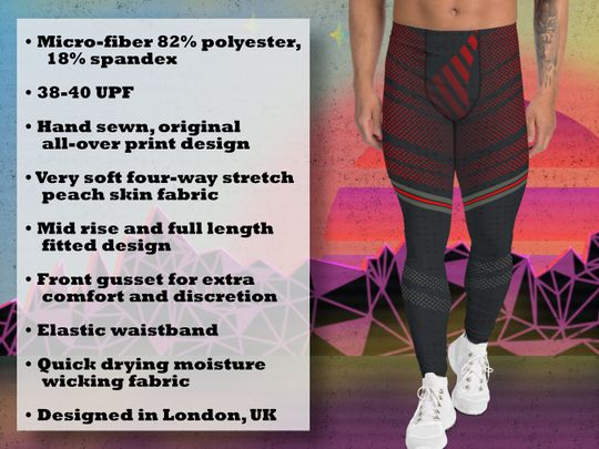 Jiu Jitsu Spats Men - Tights, Leggings, Compression Pants Men UV Blocking Running Tights