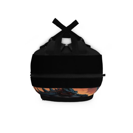 Personalized god zilla Backpack | Custom Name Hero Bookbag | Back to School Bookbag for Boys | Boys Backpack | Superhero Name Backpack