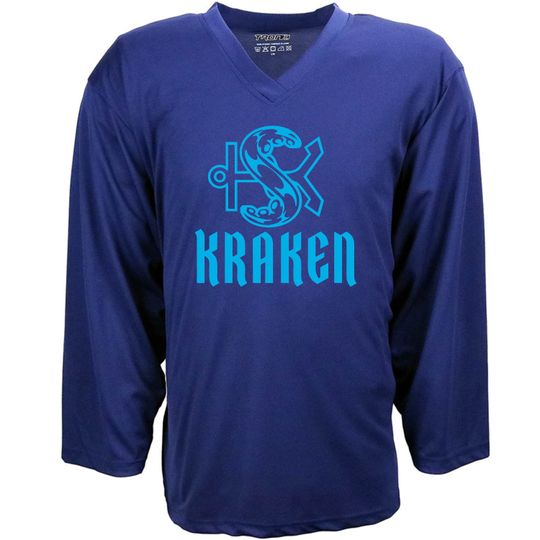 Kraken Hockey Jersey Customized with your Name and Number