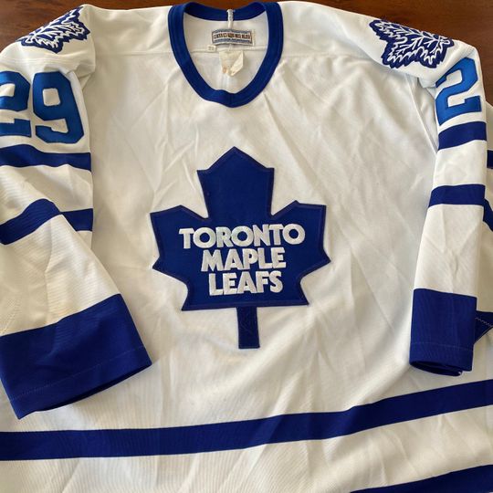Vintage Authentic 90s Embroidered Felix Potvin Toronto Maple Leafs