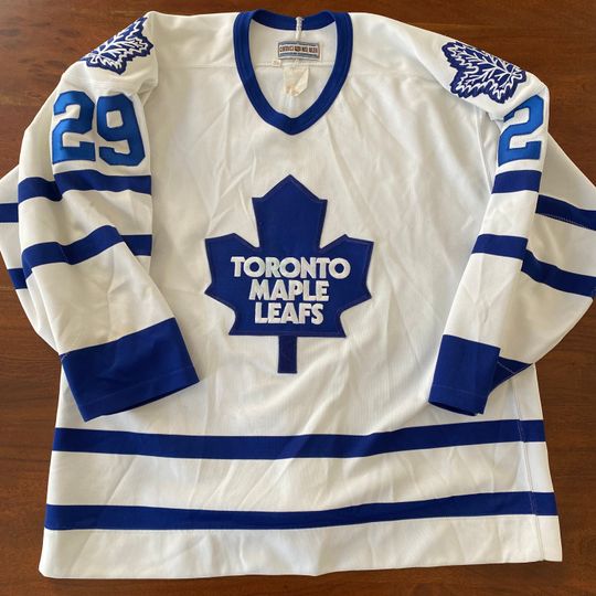 Vintage Authentic 90s Embroidered Felix Potvin Toronto Maple Leafs