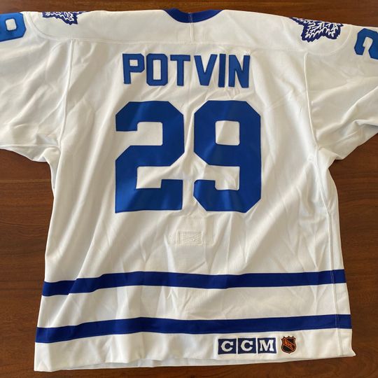 Vintage Authentic 90s Embroidered Felix Potvin Toronto Maple Leafs