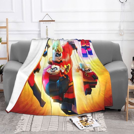 Custom Name Blanket Disney The Incredibles Tapestry Personalized Blankets Birthday Gift Customized DIY