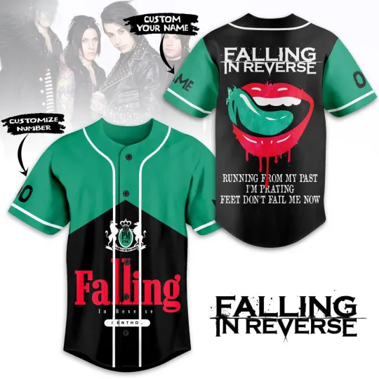 Personalized Falling In Reverse Baseball Jersey Shirt