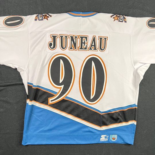 90s Joe Juneau Washington Capitals Screaming Eagle Starter Jersey Mens XL