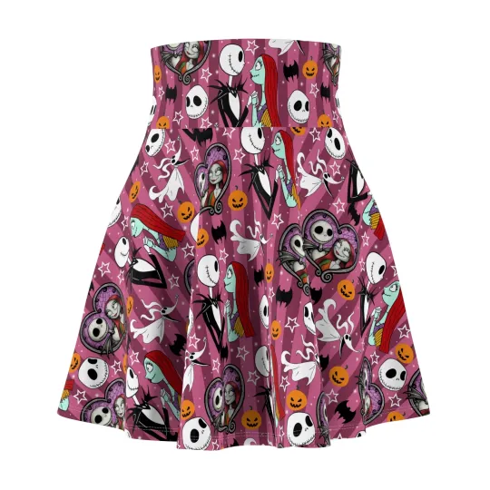Nightmare Before Christmas Women's Skater Skirt