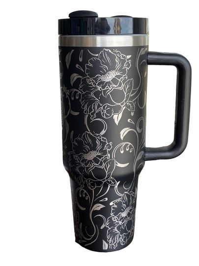 Darling I Would Burn the World For you Tumbler- Hades & Persephone Love Book Engraved Tumbler - Booktok Engraved Cup - Engraved Cup
