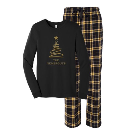 Christmas Tree Pajamas, Personalized Family Pajamas, Merry Christmas Matching Family Pajamas, Christmas Gift, Family Matching Sleepwear