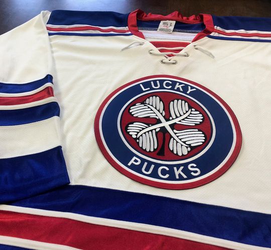 Lucky Pucks Hockey Jerseys - Order Any Quantity