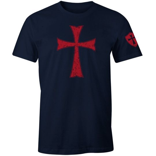 Knights Templar Crusader Cross Men's T-Shirt