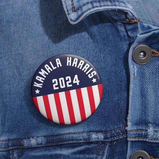 Kamala Harris 2024, President Election ... Pin Buttons