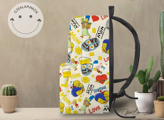 The Simpsons Family Backpack, The Simpsons Back to School Backpack, Kid School Backpack, Backpack Gift