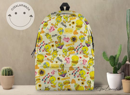 Tweety Bird Backpack, Tweety Bird Back to School Backpack, Kid School Backpack, Backpack Gift