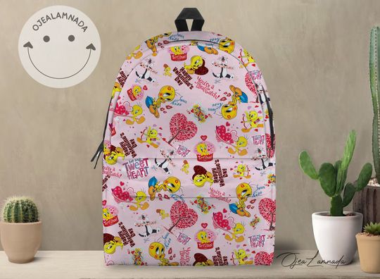 Tweety Bird Backpack, Tweety Bird Back to School Backpack, Kid School Backpack, Backpack Gift