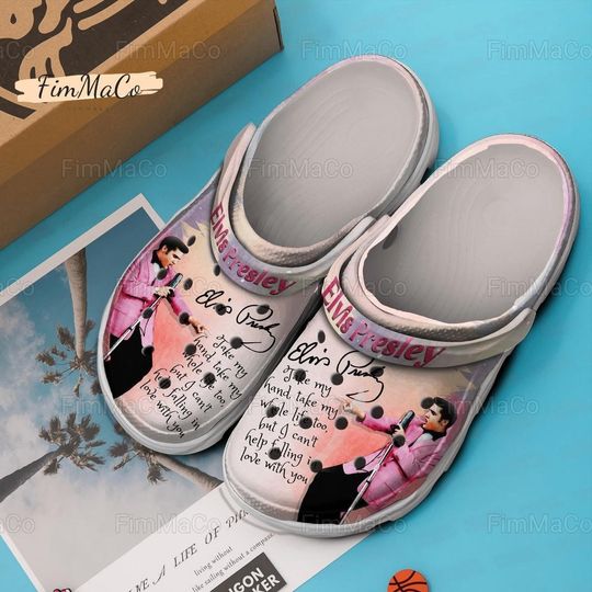 Elvis Presley Clogs, Elvis 2024 Shoes, Elvis Sandals, Elvis Presley Casual Shoes, Elvis Tour Shoes, Elvis Summer Shoes, Elvis Fan Gift
