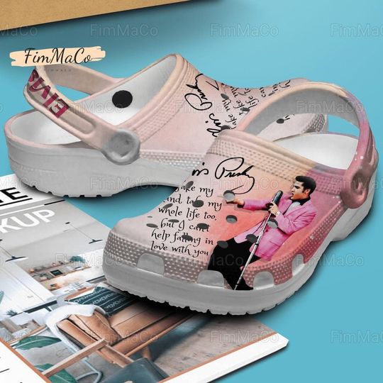 Elvis Presley Clogs, Elvis 2024 Shoes, Elvis Sandals, Elvis Presley Casual Shoes, Elvis Tour Shoes, Elvis Summer Shoes, Elvis Fan Gift