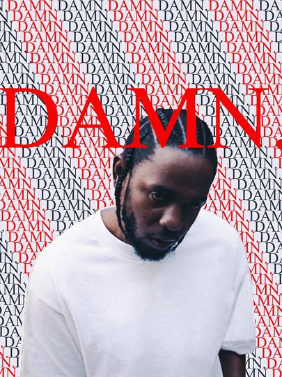 DAMN. Pullover Hoodie Kendrick Lamar Dam