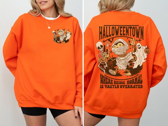 Halloweentown 1998 Back and Front Sweatshirt