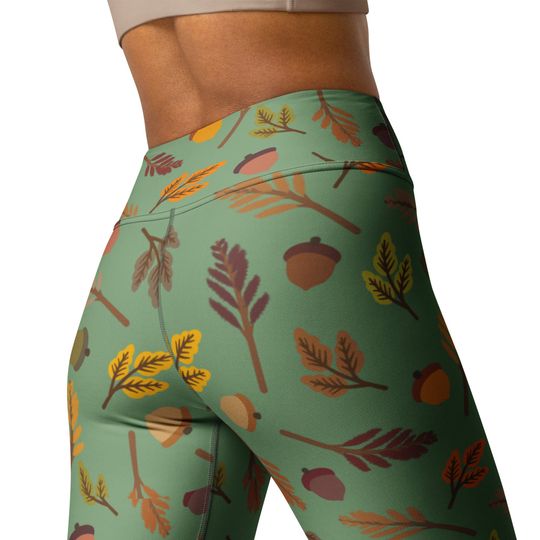 Autumn Holiday Fall Halloween Yoga Leggings