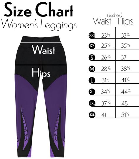 Purple Tentacles Sports Leggings